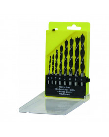 Coffret mèches à bois, 8 pcs, 3 à 10mm - Sodise | Mongrossisteauto.com