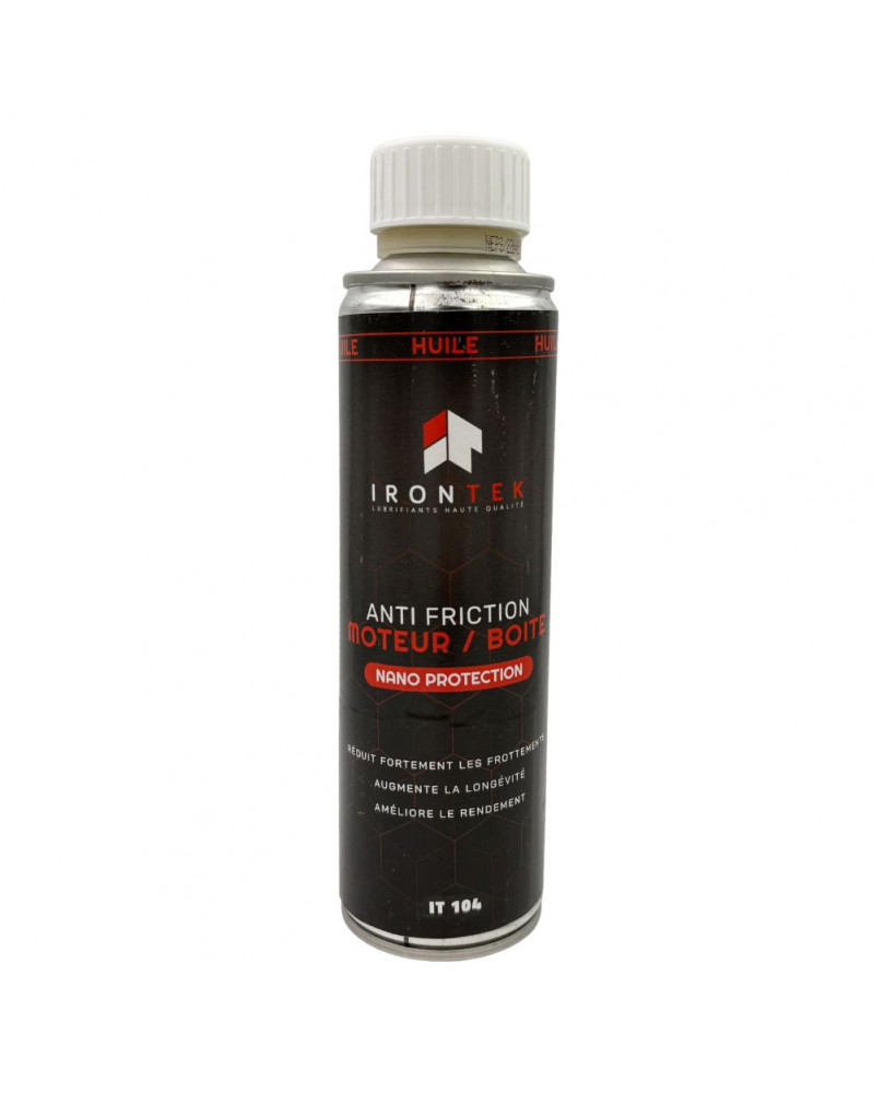 Anti friction moteur, boite, 300 ml - IRONTEK | Mongrossisteauto.com
