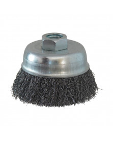 Brosse métallique, acier ondulé, d.75mm - SODISE | Mongrossisteauto.com