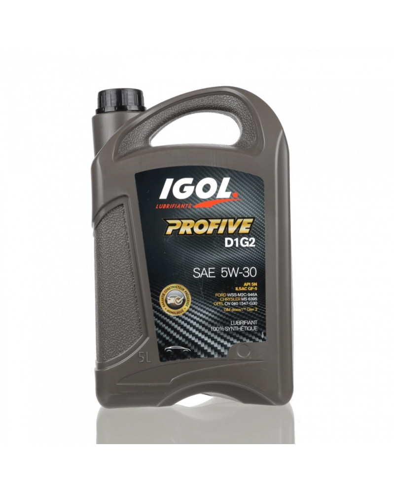 Huile moteur 5W30, profive D1G2, 5L - SODISE | Mongrossisteauto.com