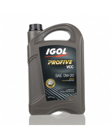 Huile moteur 0W20, profive VCC, 5L - IGOL | Mongrossisteauto.com