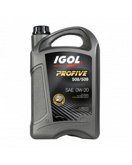 Huile moteur 0W20, profive 508509, 5L IGOL — free download