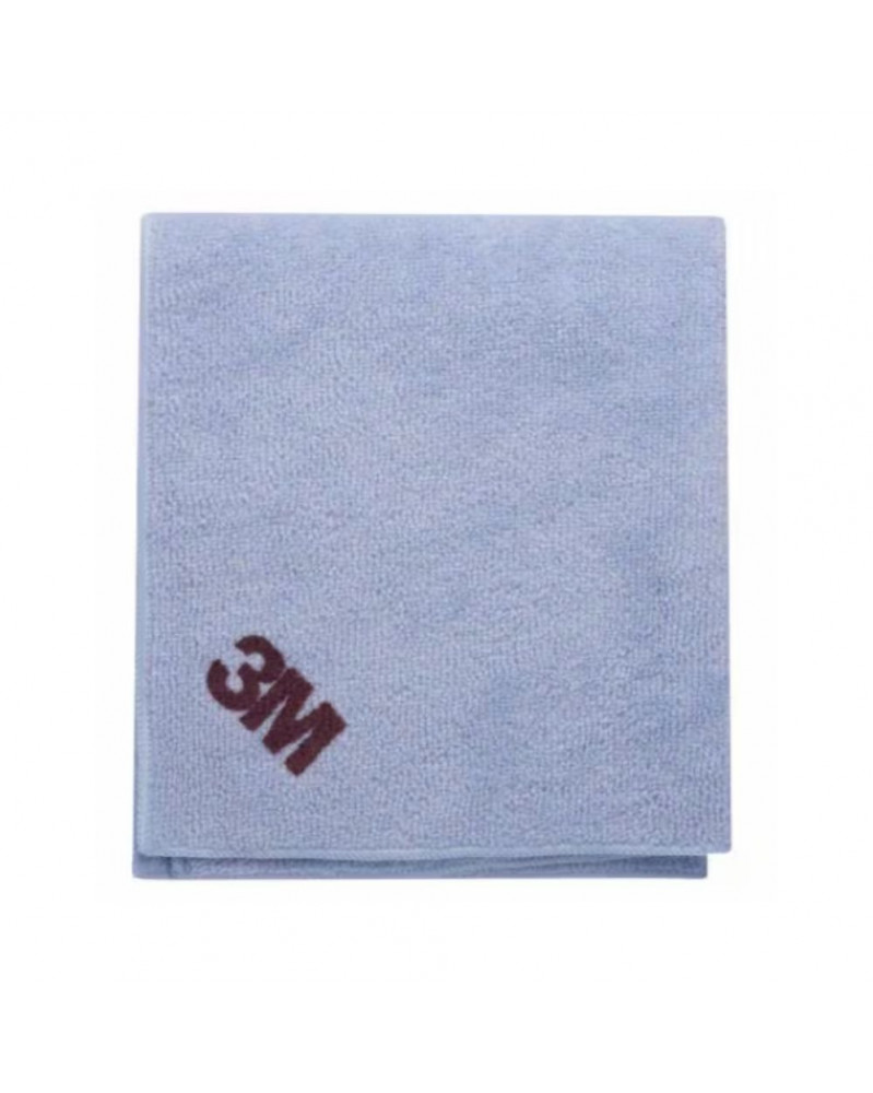 Chiffon microfibre, ultra doux, bleu, 320mm x 360mm  - 3M | Mongrossisteauto.com