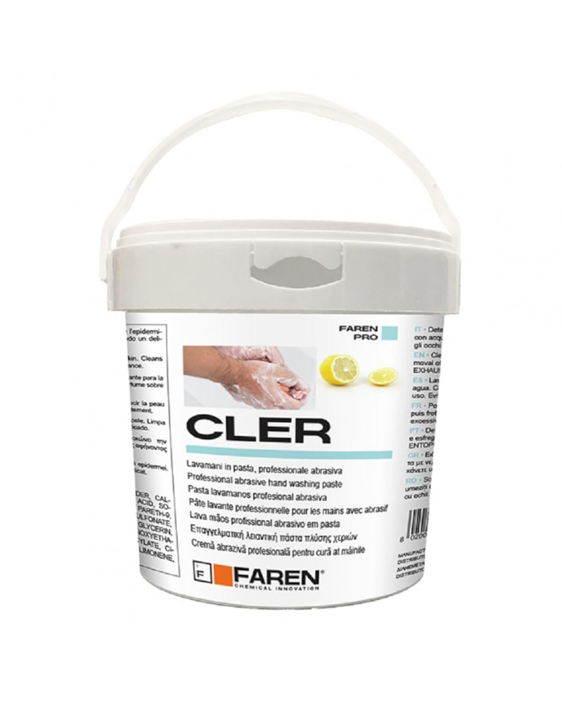 Pate nettoyante, CLER, savon d'atelier, 4L - Faren | Mongrossisteauto.com