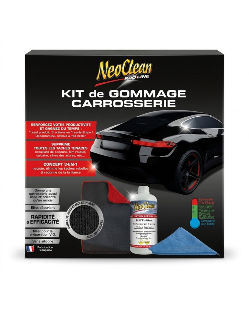 Kit de gommage carrosserie, 3 en 1 - Neoclean | Mongrossisteauto.com