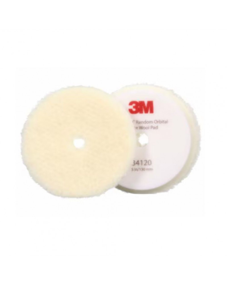 Pad de polissage, blanc, 130mm - 3M | Mongrossisteauto.com