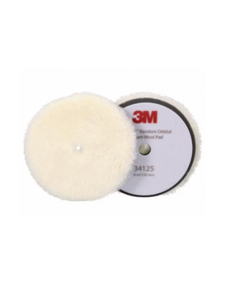 Pad de polissage, blanc, 150mm - 3M | Mongrossisteauto.com