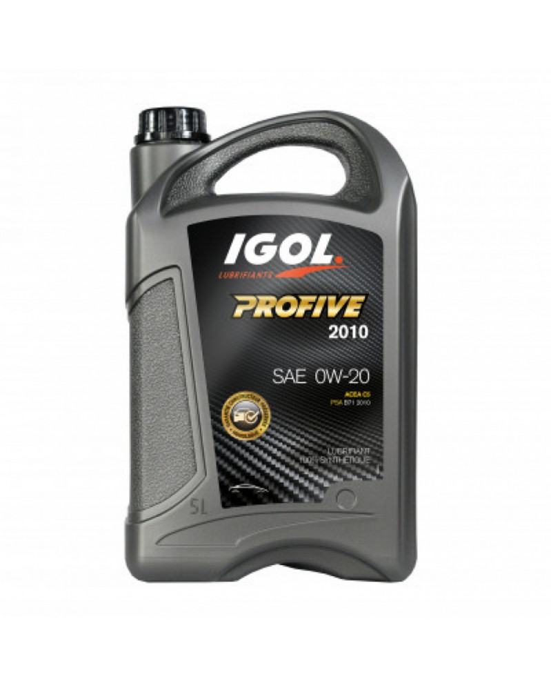 Huile moteur, 0W20, PROFIVE 2010, 5L - IGOL | Mongrossisteauto.com