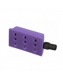 Cale de ponçage, extraction de poussières, 133mm x 67mm - 3M | Mongrossisteauto.com