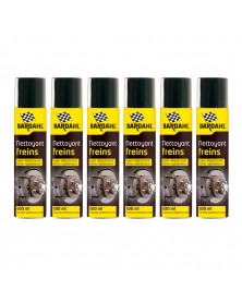 Lot de 6 Nettoyant dégraissant freins ultra puissant 600ml - Bardahl | Mongrossisteauto.com