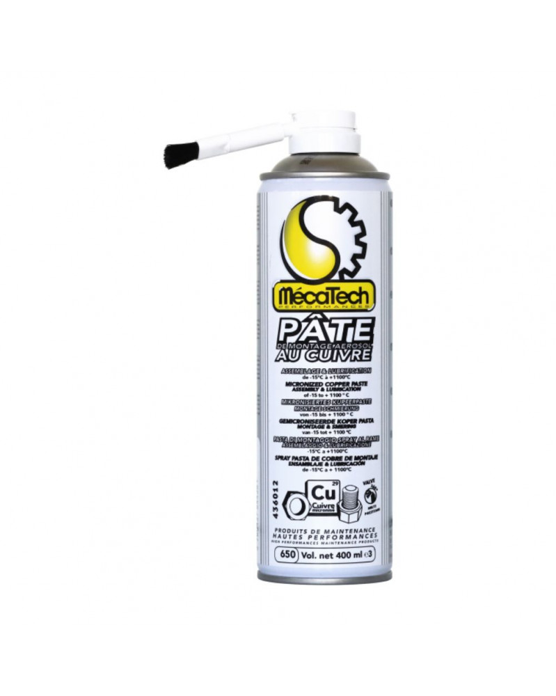 Graisse cuivre spray, 400ml - MECATECH | Mongrossisteauto.com