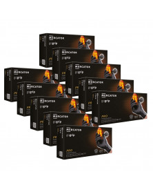 Lot de 10 boites Gants nitrile, noir, taille XXL, x50 - Mercator | Mongrossisteauto.com