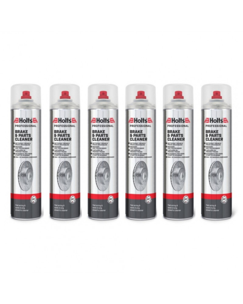 Lot de 6 Nettoyant Freins 600ml Gamme Pro - HOLTS | Mongrossisteauto.com