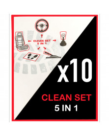 Lot de 10 Kit protection voiture jetable, 5 en 1 - Dialann | Mongrossisteauto.com