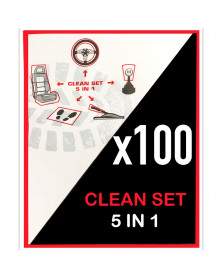 Lot de 100 Kit protection voiture jetable, 5 en 1 - Dialann | Mongrossisteauto.com