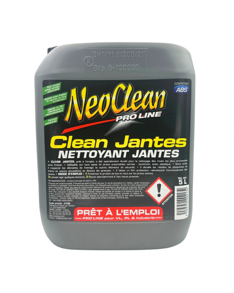 Nettoyant jante, 5L - NEOCLEAN  | Mongrossisteauto.com