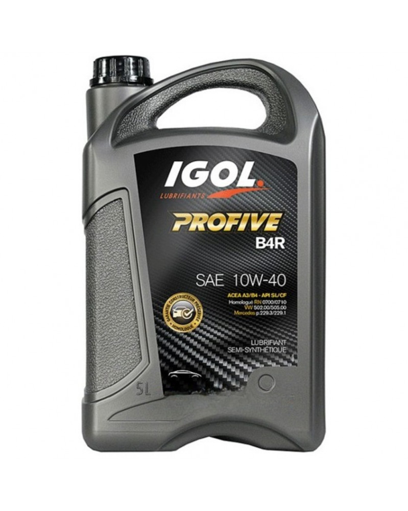 Huile moteur 10w40, PROFIVE B4R, 5L ​- IGOL | Mongrossisteauto.com