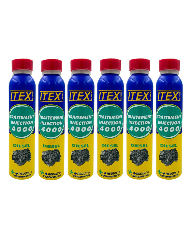Lot de 6 Nettoyant injecteur, diesel, 300ml - ITEX | Mongrossisteauto.com