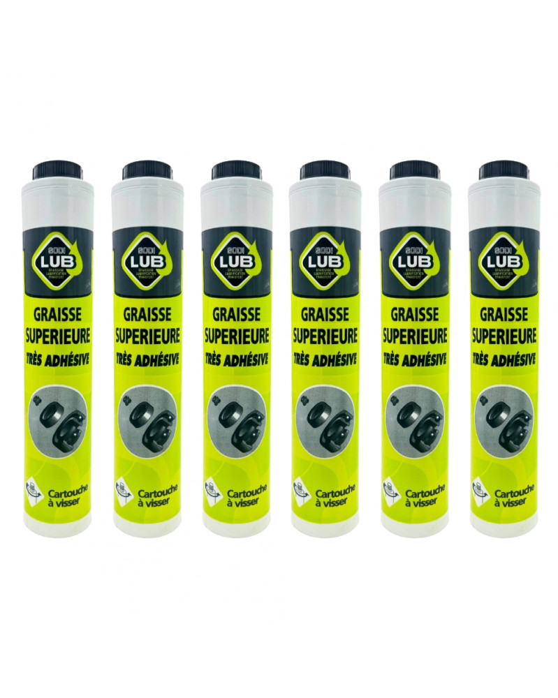 Lot de 6 Graisse mécanique, très adhésive, 400g - Sodilub | Mongrossisteauto.com