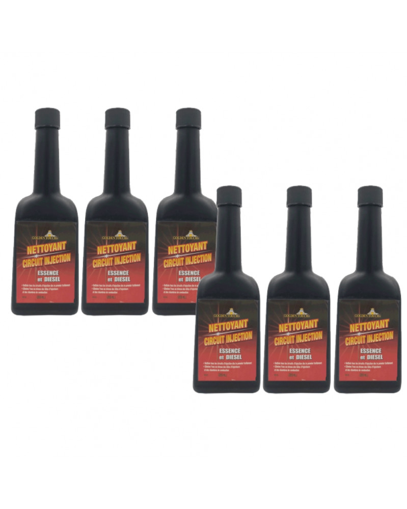 Lot de 6 Nettoyant injecteurs, GOLDEN TOUCH, 355ml - Gold Eagle | Mongrossisteauto.com