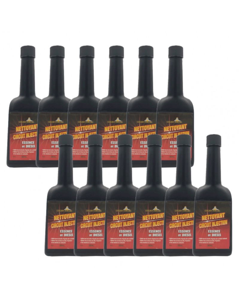 Lot de 12 Nettoyant injecteurs, GOLDEN TOUCH, 355ml - Gold Eagle | Mongrossisteauto.com