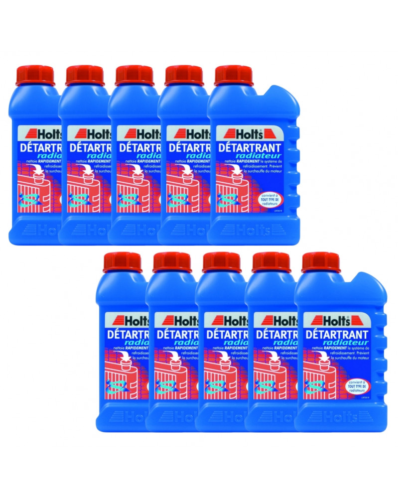 Lot de 10 Détartrant radiateur, 250ml - Holts | Mongrossisteauto.com