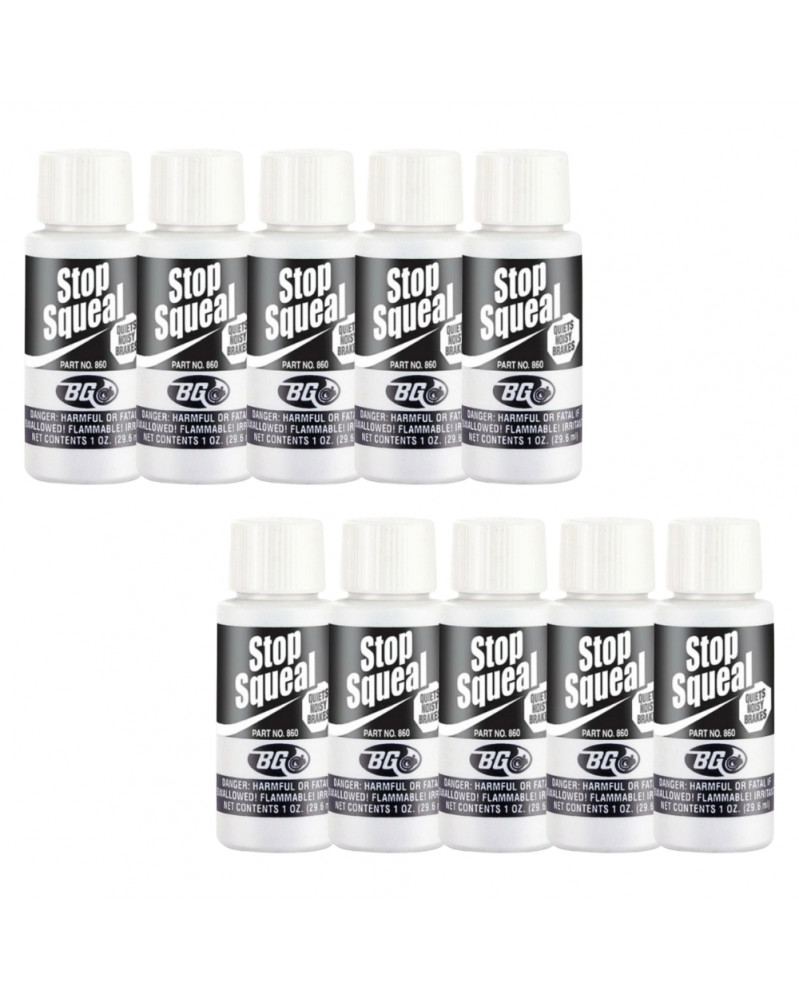 Lot de 10 BG Stop Squeal, Anti bruit frein, 29ml - BG Products | Mongrossisteauto.com