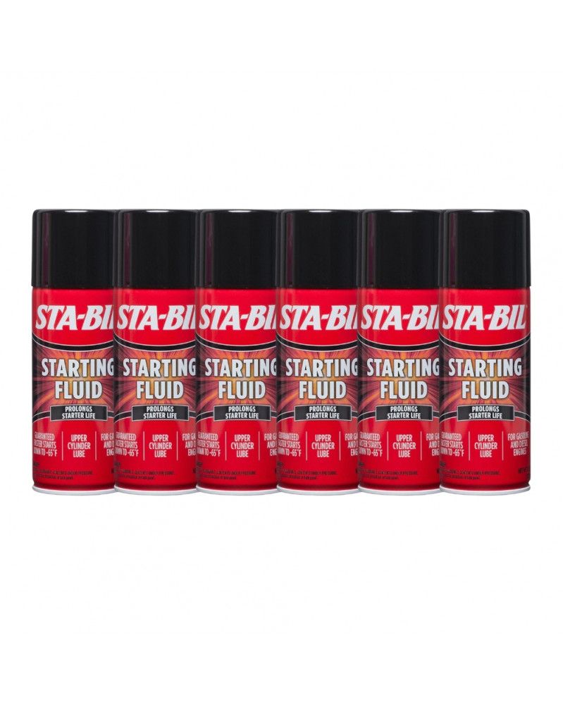 Lot de 6 Démarrage moteur, fluide, 312g – STA-BIL | Mongrossisteauto.com