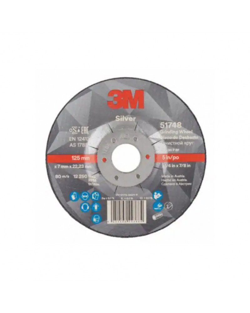 Disque à ébarber, 125mm x 7mm x 22.23mm  - 3M | Mongrossisteauto.com