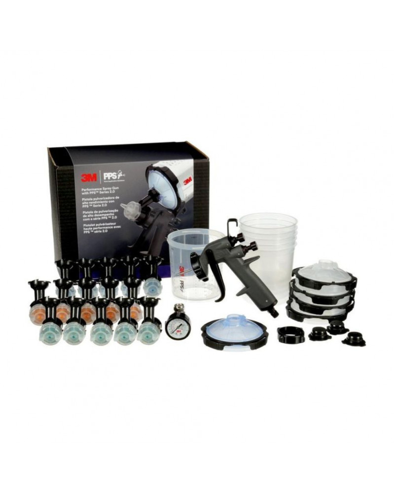 Pistolet de peinture, système de pulvérisation,  PPS 2.0 - 3M | Mongrossisteauto.com