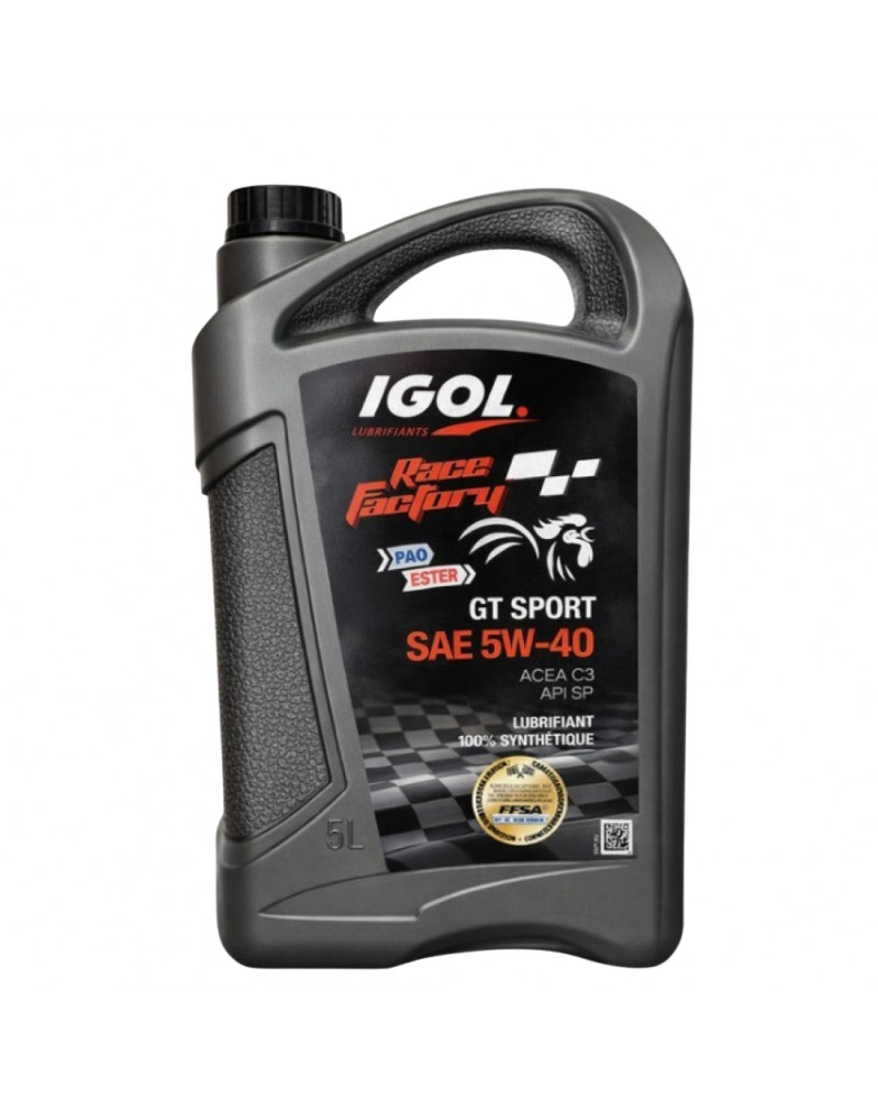 Huile moteur 5w40, 5L - IGOL | Mongrossisteauto.com