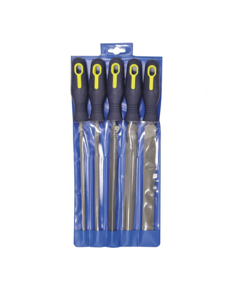 Jeu de 5 limes, 200mm  - SODISE | Mongrossisteauto.com
