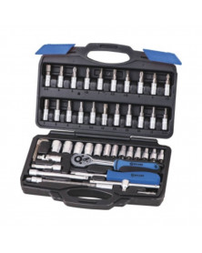 Coffret de douilles 1/4", 46 pièces - SODISE | Mongrossisteauto.com