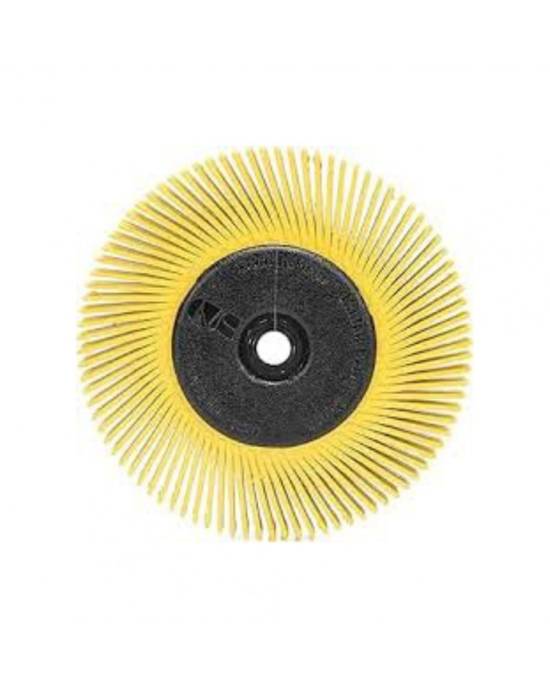 Brosse abrasive avec adaptateur​, type A, grain P80 – 3M | Mongrossisteauto.com