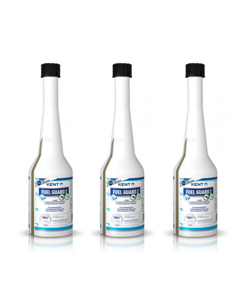 Kent Lot de 3 Fuel Guard 2, nettoyant injecteur (Essence, Diesel, Hybride) - Kent | Mongrossisteauto.com