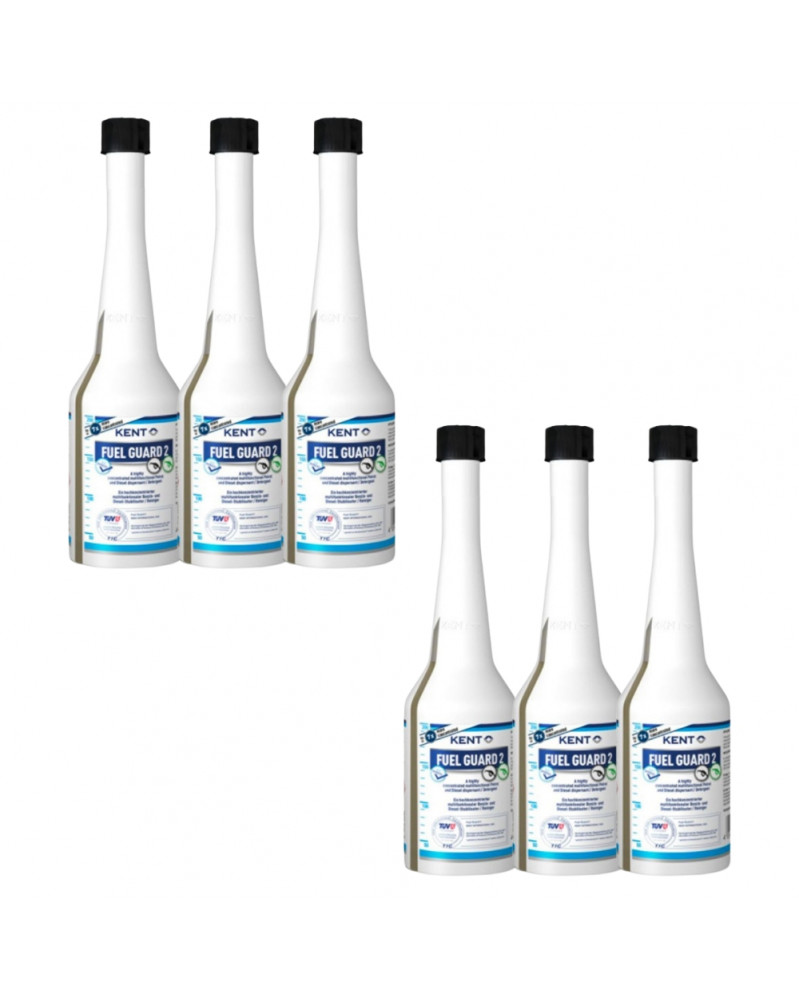 Kent Lot de 6 Fuel Guard 2, nettoyant injecteur (Essence, Diesel, Hybride) - Kent | Mongrossisteauto.com