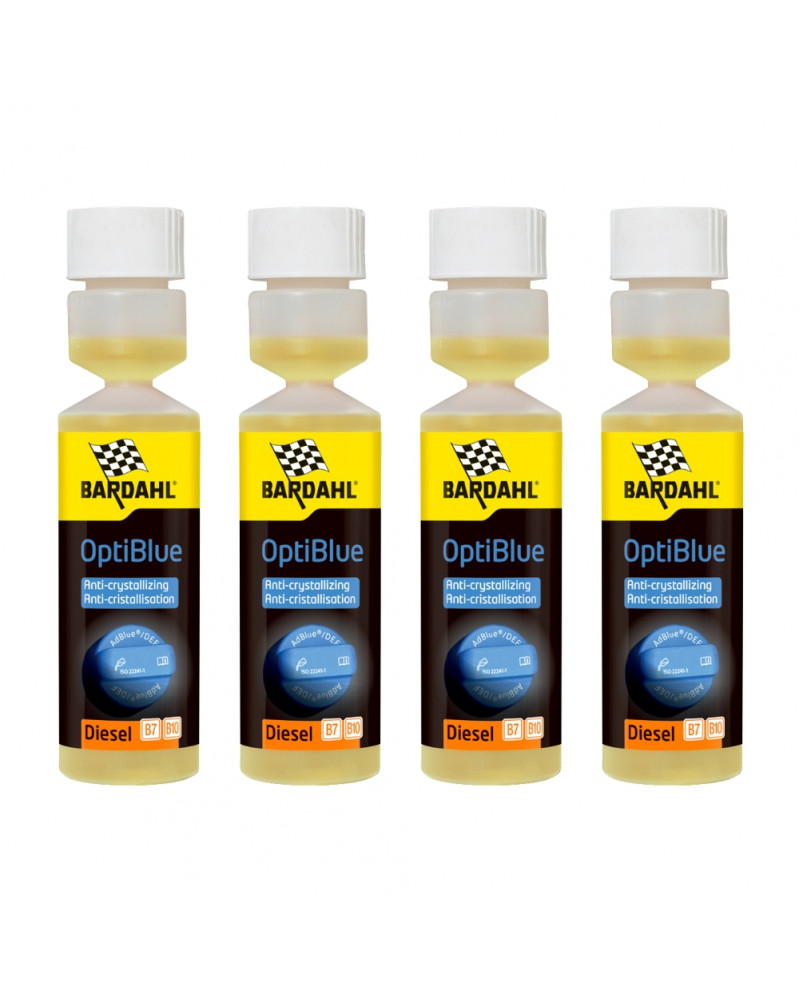 Lot de 4 Additif adblue, Anti cristallisation (250ml) - Bardahl | Mongrossisteauto.com