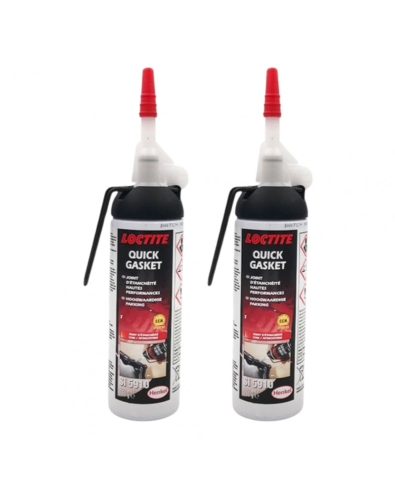 Lot de 2 LOCTITE 5910 joint d'étanchéité noir 100ml Cartouche | Mongrossisteauto.com