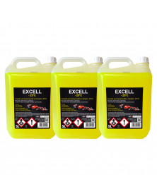 Lot de 3 Liquide de refroidissement, jaune, 5L, EXCELL -35°C - Diframa | Mongrossisteauto.com