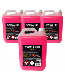 Lot de 4 Liquide de refroidissement, rose, 5L, EXCELL HDI -37°C | Mongrossisteauto.com