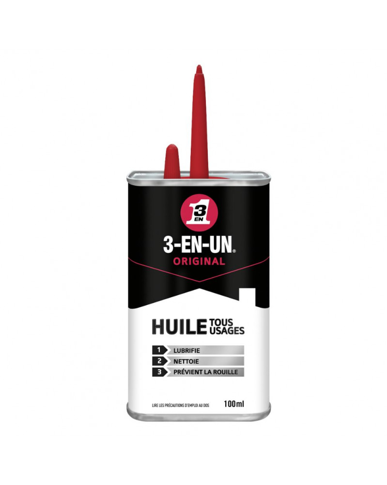 Huile tous usages, 100 ml - 3-EN-UN | Mongrossisteauto.com