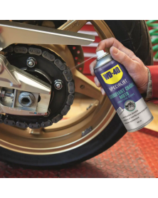 Lubrifiant chaine moto, conditions sèches, 400 ml - WD40 | Mongrossisteauto.com