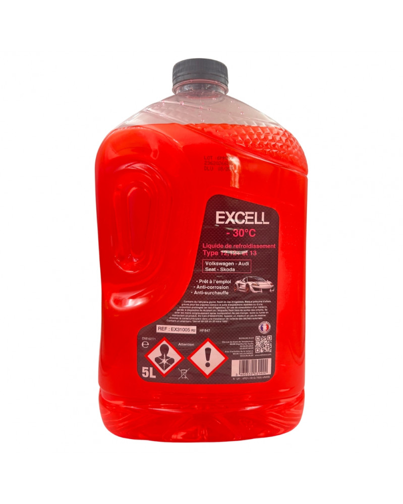 Liquide de refroidissement, rose, 5L - DIFRAMA | Mongrossisteauto.com
