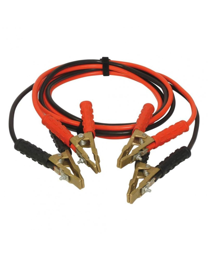 Câbles démarrage 16mm²/3m​​, pinces laiton 400a – Sodise | Mongrossisteauto.com