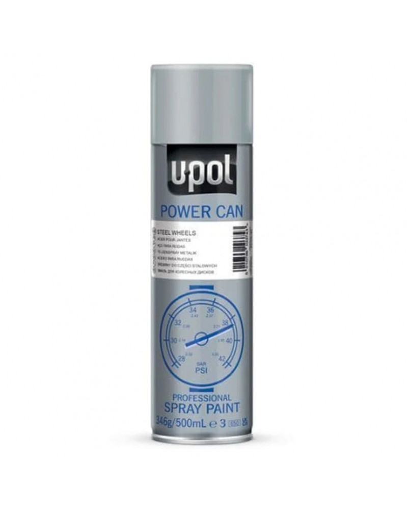 Bombe peinture jante​​​, Power Can, argent, 500ml – UPOL | Mongrossisteauto.com