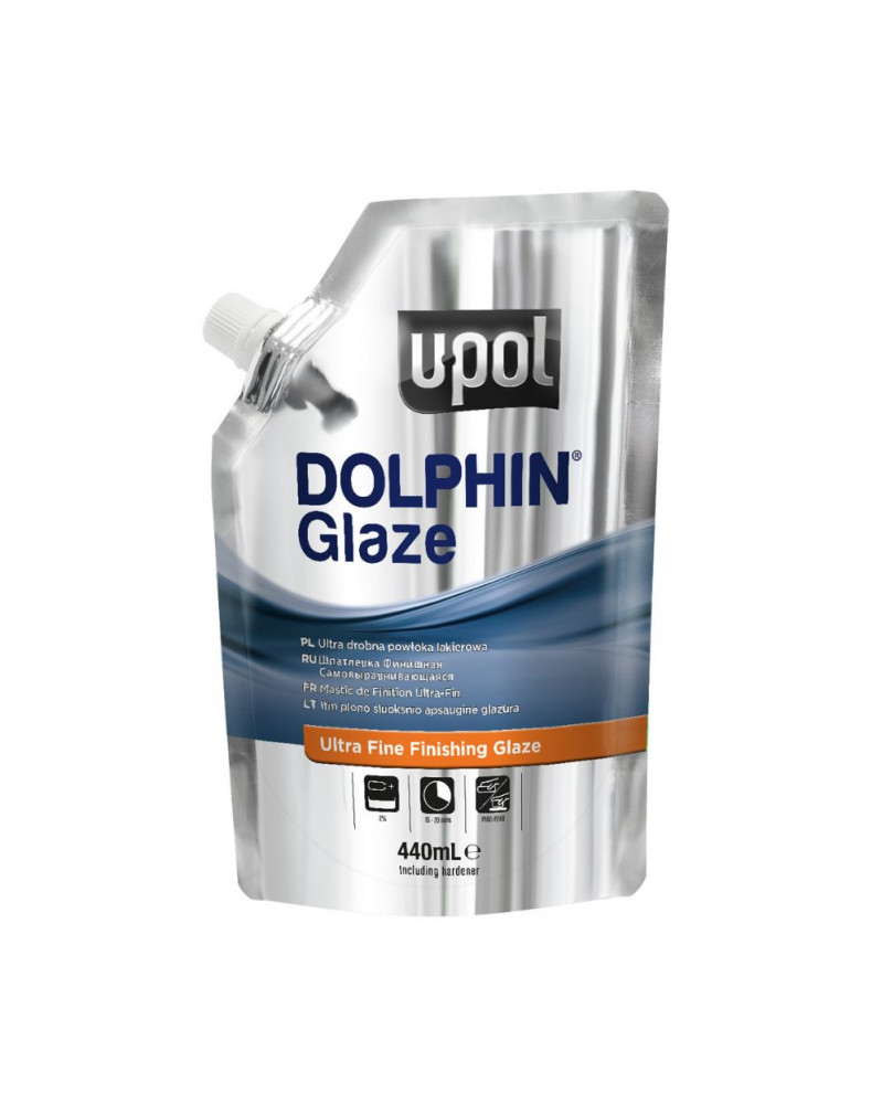 Mastic de finition​​​​​, Dolphin Glaze, turquoise, 440ml – UPOL | Mongrossisteauto.com