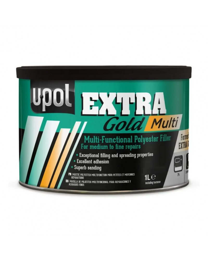 Mastic carrosserie​​, polyester, crème, 1L – UPOL | Mongrossisteauto.com