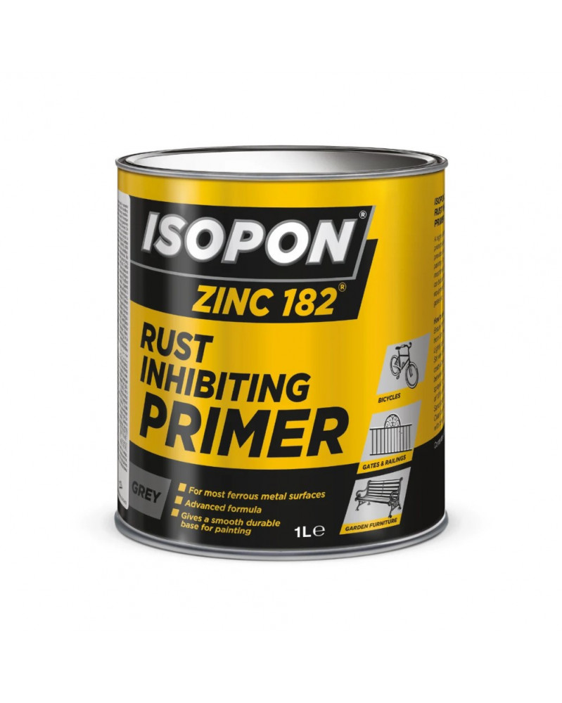 Apprêt anti-rouille​​​​​​​​, zinc 182, gris, 1L – UPOL | Mongrossisteauto.com