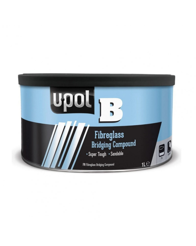 Mastic fibre de verre, jaune, 1L – UPOL | Mongrossisteauto.com