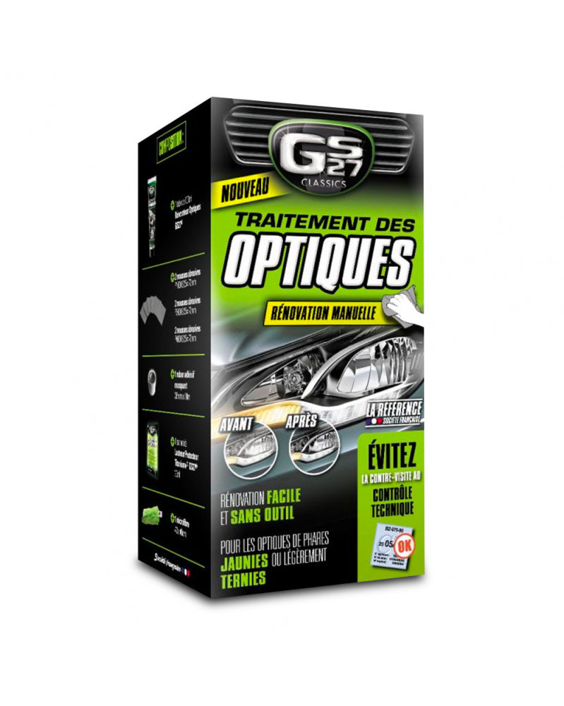Kit Renovation Optiques Manuel - GS27 | mongrossisteauto.com Kit Renovation Optiques Manuel - GS27 | mongrossisteauto.com